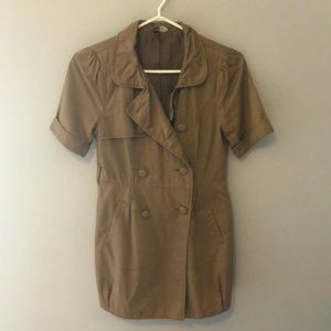 Beige pea coat from H&M